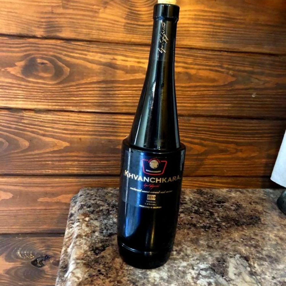 Wine Bottle From Country of Tiliblsi Georgia